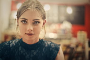 Portrait of a confident woman